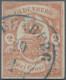 Oldenburg - Marken Und Briefe: 1861, 2 Gr Zinnoberrot, Entwertet Mit Blauem K2 " - Oldenburg
