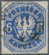 Preußen - Marken Und Briefe: 1867, 6 Kr. Blau, K 1 WIESBADEN, Prachtstück, Foto- - Sonstige & Ohne Zuordnung