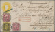 Preußen - Ganzsachen: 1857 (ca.), Ganzsachenumschlag 3 Sgr. Gelb Mit Zusatzfrank - Autres & Non Classés
