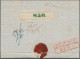 Sachsen - Vorphilatelie: 1855, Markenloser Franco-Paketbegleitbrief Mit Vorderse - Préphilatélie