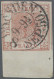 Sachsen - Marken Und Briefe: 1850, 3 Pfennig Lebhaftrot, Entwertet Mit Nahezu Ze - Saxony