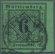 Württemberg - Marken Und Briefe: 1851, 3 Kr. Schwarz Auf Hellgelb, Seidenpapier, - Andere & Zonder Classificatie