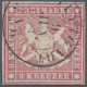 Württemberg - Marken Und Briefe: 1857, 9 Kr. Karminrosa, Sehr Gut Gerandet, K 2 - Autres & Non Classés