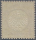 Deutsches Reich - Brustschild: 1872, Kleiner Schild ¼ Gr Grauviolett, Farbfrisch - Unused Stamps