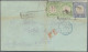 Deutsches Reich - Brustschild: 1873 7 Kr. 'Kleiner Schild' Zusammen Mit Zwei Gan - Brieven En Documenten
