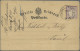 Deutsches Reich - Brustschild: 1874, 1/4 Gr. Grauviolett Gr.Schild Als Portogere - Lettres & Documents
