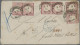 Deutsches Reich - Brustschild: 1872, 1 Gr. Karmin, Drei Waagerechte Paare (teils - Lettres & Documents