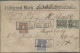 Deutsches Reich - Pfennige: 1877, 50 Pfge. Dunkelolivgrün Im Senkrechten Paar (o - Lettres & Documents