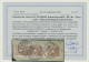 Deutsches Reich - Pfennig: 1889, 25 Pfg. Lebhaftgelbbraun Im Zwischenstegpaar Mi - Used Stamps