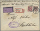 Deutsches Reich - Krone / Adler: 1892, 10 Pfg. Lebhaftrosarot Und 50 Pfg. Lebhaf - Briefe U. Dokumente