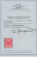 Deutsches Reich - Krone / Adler: 1890, Krone/Adler 10 Pf. Mittelrot (UV Dunkelge - Unused Stamps