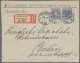 Deutsches Reich - Krone / Adler: 1890. 20 Pf Ultramarin 'Adler' U. 20 Pf Dkl'ult - Lettres & Documents