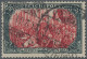 Deutsches Reich - Germania: 1900 "REICHSPOST" 5 M. Grünschwarz/rot In Type II, G - Oblitérés