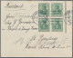 Deutsches Reich - Germania: 1912, Germania 5 Pfg. Friedensdruck, Senkrechtes Ran - Covers & Documents