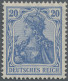 Deutsches Reich - Germania: 1905, 20 Pf Mittelviolettultramarin Im Friedensdruck - Unused Stamps