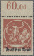 Deutsches Reich - Inflation: 1920, Freimarken Abschiedsserie, 4 M Mit Aufdruckty - Ongebruikt