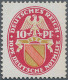 Deutsches Reich - Weimar: 1926, Nothilfe 10 Pfg.+10 Pfg. Mit Stehendem Wasserzei - Unused Stamps