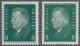 Deutsches Reich - Weimar: 1928 Zwei Postfrische Einzelmarken 'F. Ebert' 8 Pf., E - Unused Stamps