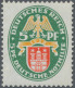 Deutsches Reich - Weimar: 1928, Nothilfe 5+5 Pf. Mit STEHENDEM WASSERZEICHEN, Un - Unused Stamps