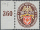 Deutsches Reich - Weimar: 1929, 50 + 40 Pf Nothilfe 'Landeswappen', Linkes Rands - Unused Stamps