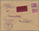 Deutsches Reich - 3. Reich: 1940, 25 Pfg. Danzig-Abschied Und 15 Pfg. Hindenburg - Lettres & Documents