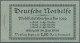 Deutsches Reich - Markenheftchen: 1929, Nothilfe-Markenheftchen Mit Heftchenblät - Postzegelboekjes