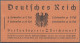 Deutsches Reich - Markenheftchen: 1933, 2 M. Hindenburg-Markenheftchen Mit ONr. - Postzegelboekjes