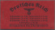 Deutsches Reich - Markenheftchen: 1939, 2 M. Hindenburg-Markenheftchen Mit ONr. - Booklets