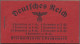 Deutsches Reich - Markenheftchen: 1939, 2 M. Hindenburg-Markenheftchen Mit ONr. - Booklets