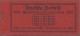 Deutsches Reich - Markenheftchen: 1934 - 1935, 2 M. Nothilfe Markenheftchen Beru - Postzegelboekjes