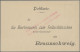 Deutsches Reich - Privatpost (Stadtpost): BRAUNSCHWEIG: 1895, 2 Geschäfts-Karten - Privatpost