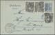 Delcampe - Deutsches Reich - Ganzsachen: 1908, 2/2 Pf. Germania Doppelkarte, 4 Stück, Frage - Andere & Zonder Classificatie