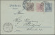 Delcampe - Deutsches Reich - Ganzsachen: 1908, 2/2 Pf. Germania Doppelkarte, 4 Stück, Frage - Other & Unclassified