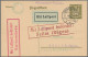 Deutsches Reich - Ganzsachen: 1924/1925, Flugpostkarte 15 Pfg. Holztaube, Drei P - Autres & Non Classés