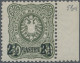 Deutsche Post In Der Türkei: 1887, Freimarke 2½ Piaster Auf 50 Pfg. (dunkel)oliv - Turquia (oficinas)