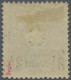 Deutsche Post In Der Türkei: 1884, Überdruck-Ausgabe, 2½ P. Auf 50 Pfg. Dunkelol - Turkse Rijk (kantoren)