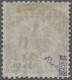 Deutsche Post In Der Türkei: 1889, Adler, 2½ P. Auf 50 Pfg. Bräunlichrot, Am Obe - Deutsche Post In Der Türkei