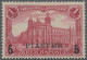 Deutsche Post In Der Türkei: 1900, Freimarke 5 Piaster Auf 1 M Dunkelzinnoberrot - Turkse Rijk (kantoren)