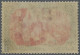 Deutsche Post In Der Türkei: 1902, 25 P Auf 5 M Reichspost Grünschwarz/bräunlich - Deutsche Post In Der Türkei