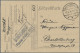 Militärmission: 1918, Rahmenstempel "Briefstempel/Pionier-Komp.205" In Violetter - Turkey (offices)