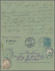 Deutsch-Ostafrika: 1908 Ganzsachendoppelkarte 2+2 Pf. Germania Von Gembitz (heut - Afrique Orientale