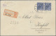 Deutsch-Südwestafrika: 1901/1908, 3 Einschreibebriefe Mit Verschiedenen Frankatu - Sud-Ouest Africain Allemand