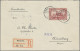 Deutsch-Südwestafrika: 1902, 4 Einschreibebriefe Mit 1, 2, 3 Und 5 M Kaiseryacht - German South West Africa
