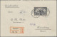 Delcampe - Deutsch-Südwestafrika: 1902, 4 Einschreibebriefe Mit 1, 2, 3 Und 5 M Kaiseryacht - Deutsch-Südwestafrika