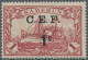 Deutsche Kolonien - Kamerun - Britische Besetzung: 1915, 1 S Auf 1 M Dunkelrot M - Kamerun