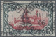 Deutsche Kolonien - Kiautschou: 1905: 2 ½ $ Grünschwarz/rot, Ohne Wz., 25:16 Zäh - Kiauchau