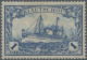 Deutsche Kolonien - Kiautschou: 1905/19, Schiff Mit Wz., 1 Dollar Mit Plattenfeh - Kiaochow