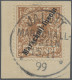 Deutsche Kolonien - Marshall-Inseln: 1899, 3 Pfg. Lebhaftbraunocker, Jaluit-Ausg - Marshall