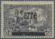 Deutsche Abstimmungsgebiete: Saargebiet: 1920, Denkmal Wilhelm I., 3 Mark Mit Au - Neufs