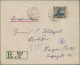 Deutsche Abstimmungsgebiete: Saargebiet: 1922, 50 C Auf 1,25 M, Gez. L 10½, Auf - Covers & Documents